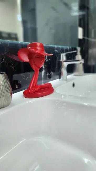 Les détails de la salle de bains
